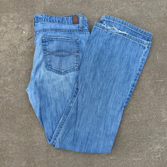 Abercrombie & Fitch Y2K Flare Jeans Women's 12L Light Wash - Picture 1 of 6
